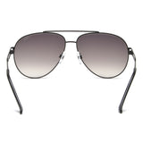 Idee Green Gradient Fm Lens Pilot Sunglass Full Rim Shiny Black Frame With 100% Uv Protection - Ids2877C1Sg