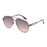 Idee Brown Gradient Fm Lens Pilot Sunglass Full Rim Shiny Brown Frame With 100% Uv Protection - Ids2877C3Sg
