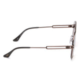 Idee Brown Gradient Fm Lens Pilot Sunglass Full Rim Shiny Brown Frame With 100% Uv Protection - Ids2877C3Sg