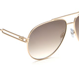 Idee Gold Mirror-Green Gradient Lens Pilot Sunglass Full Rim Shiny Light Gold Frame With 100% Uv Protection - Ids2877C4Sg