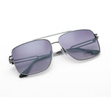 Idee Smoke Gradient Fm Lens Square Sunglass Full Rim Shiny Dark Gun Frame With 100% Uv Protection - Ids2878C2Sg