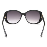 Idee Smoke Gradient Lens Square Sunglass Full Rim Shiny Black-Gold Frame With 100% Uv Protection - Ids2883C1Sg