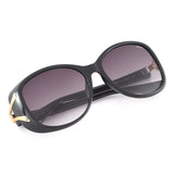 Idee Smoke Gradient Lens Square Sunglass Full Rim Shiny Black-Gold Frame With 100% Uv Protection - Ids2883C1Sg