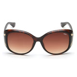 Idee Brown Gradient Lens Square Sunglass Full Rim Shiny Brown Demi-Light Gold Frame With 100% Uv Protection - Ids2883C2Sg