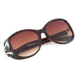 Idee Brown Gradient Lens Square Sunglass Full Rim Shiny Brown Demi-Light Gold Frame With 100% Uv Protection - Ids2883C2Sg