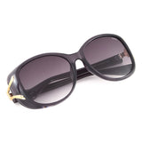 Idee Smoke Gradient Lens Square Sunglass Full Rim Shiny Dark Violet-Light Gold Frame With 100% Uv Protection - Ids2883C3Sg
