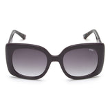 Idee Smoke Gradient Lens Square Sunglass Full Rim Shiny Violet Frame With 100% Uv Protection - Ids2884C3Sg