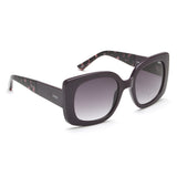 Idee Smoke Gradient Lens Square Sunglass Full Rim Shiny Violet Frame With 100% Uv Protection - Ids2884C3Sg