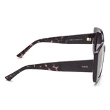 Idee Smoke Gradient Lens Square Sunglass Full Rim Shiny Violet Frame With 100% Uv Protection - Ids2884C3Sg