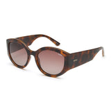 Idee Brown Gradient Lens Cat Eye Sunglass Full Rim Shiny Brown Demi Frame With 100% Uv Protection - Ids2893C2Psg