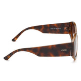 Idee Brown Gradient Lens Cat Eye Sunglass Full Rim Shiny Brown Demi Frame With 100% Uv Protection - Ids2893C2Psg
