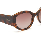 Idee Brown Gradient Lens Cat Eye Sunglass Full Rim Shiny Brown Demi Frame With 100% Uv Protection - Ids2893C2Psg