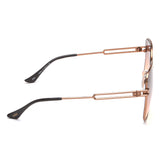 Idee Brown Gradient Lens Square Sunglass Full Rim Shiny Brown Frame With 100% Uv Protection - Ids2894C2Sg