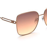 Idee Brown Gradient Lens Square Sunglass Full Rim Shiny Brown Frame With 100% Uv Protection - Ids2894C2Sg