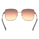 Idee Brown Gradient Lens Square Sunglass Full Rim Shiny Brown Frame With 100% Uv Protection - Ids2894C2Sg