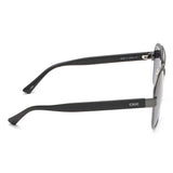 Idee Smoke Gradient Lens Square Sunglass Full Rim Shiny Dark Gun Frame With 100% Uv Protection - Ids2897C1Sg