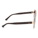 Idee Brown Gradient Lens Square Sunglass Full Rim Shiny Light Gold Frame With 100% Uv Protection - Ids2897C2Sg