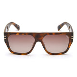 Idee Brown Gradient Lens Square Sunglass Full Rim Shiny Brown Demi Frame With 100% Uv Protection - Ids2903C2Psg