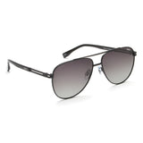 Idee Green Gradient Lens Pilot Sunglass Full Rim Shiny Black Frame With 100% Uv Protection - Ids2916C1Psg