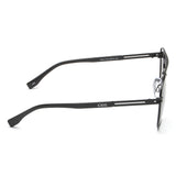 Idee Green Gradient Lens Pilot Sunglass Full Rim Shiny Black Frame With 100% Uv Protection - Ids2916C1Psg
