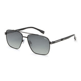 Idee Green Gradient Lens Square Sunglass Full Rim Shiny Black Frame With 100% Uv Protection - Ids2917C1Psg