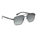Idee Green Gradient Lens Square Sunglass Full Rim Shiny Black Frame With 100% Uv Protection - Ids2917C1Psg