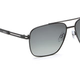 Idee Green Gradient Lens Square Sunglass Full Rim Shiny Black Frame With 100% Uv Protection - Ids2917C1Psg