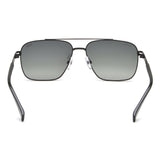 Idee Green Gradient Lens Square Sunglass Full Rim Shiny Black Frame With 100% Uv Protection - Ids2917C1Psg