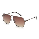 Idee Brown Gradient Lens Square Sunglass Full Rim Shiny Brown Frame With 100% Uv Protection - Ids2918C2Psg