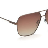 Idee Brown Gradient Lens Square Sunglass Full Rim Shiny Brown Frame With 100% Uv Protection - Ids2918C2Psg