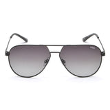 Idee Green Gradient Lens Pilot Sunglass Full Rim Shiny Black Frame With 100% Uv Protection - Ids2920C1Psg