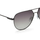 Idee Green Gradient Lens Pilot Sunglass Full Rim Shiny Black Frame With 100% Uv Protection - Ids2920C1Psg