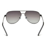 Idee Green Gradient Lens Pilot Sunglass Full Rim Shiny Black Frame With 100% Uv Protection - Ids2920C1Psg