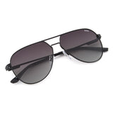 Idee Green Gradient Lens Pilot Sunglass Full Rim Shiny Black Frame With 100% Uv Protection - Ids2920C1Psg