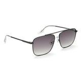 Idee Green Gradient Lens Rectangular Sunglass Full Rim Shiny Black Frame With 100% Uv Protection - Ids2921C1Sg