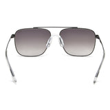 Idee Green Gradient Lens Rectangular Sunglass Full Rim Shiny Black Frame With 100% Uv Protection - Ids2921C1Sg