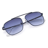 Idee Blue Gradient Lens Rectangular Sunglass Full Rim Shiny Dark Blue Frame With 100% Uv Protection - Ids2921C3Sg