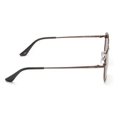 Idee Brown Gradient Lens Hexagon Sunglass Full Rim Shiny Brown Frame With 100% Uv Protection - Ids2924C2Psg
