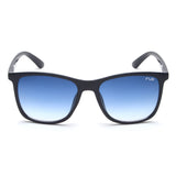 Irus Blue Gradient Lens Square Sunglass Full Rim Shiny Blue Frame With 100% Uv Protection - Irs1103C3Sg