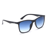 Irus Blue Gradient Lens Square Sunglass Full Rim Shiny Blue Frame With 100% Uv Protection - Irs1103C3Sg