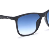 Irus Blue Gradient Lens Square Sunglass Full Rim Shiny Blue Frame With 100% Uv Protection - Irs1103C3Sg