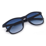 Irus Blue Gradient Lens Square Sunglass Full Rim Shiny Blue Frame With 100% Uv Protection - Irs1103C3Sg