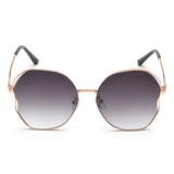 Irus Smoke Gradient Lens Butterfly Sunglass Full Rim Shiny Light Gold Frame With 100% Uv Protection - Irs1145C1Sg