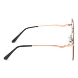 Irus Smoke Gradient Lens Butterfly Sunglass Full Rim Shiny Light Gold Frame With 100% Uv Protection - Irs1145C1Sg