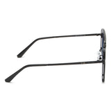 Irus Blue Gradient Lens Square Sunglass Full Rim Shiny Black Frame With 100% Uv Protection - Irs1149C1Sg