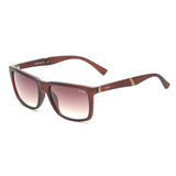 Irus Brown Gradient Lens Square Sunglass Full Rim Matt Transparent Dark Brown Frame With 100% Uv Protection - Irs1167C3Sg