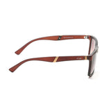 Irus Brown Gradient Lens Square Sunglass Full Rim Matt Transparent Dark Brown Frame With 100% Uv Protection - Irs1167C3Sg
