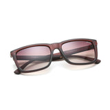 Irus Brown Gradient Lens Square Sunglass Full Rim Matt Transparent Dark Brown Frame With 100% Uv Protection - Irs1167C3Sg