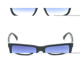 Irus Blue Gradient Lens Square Sunglass Full Rim Matt Blue Frame With 100% Uv Protection - Irs1167C4Sg