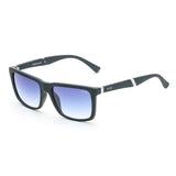 Irus Blue Gradient Lens Square Sunglass Full Rim Matt Blue Frame With 100% Uv Protection - Irs1167C4Sg